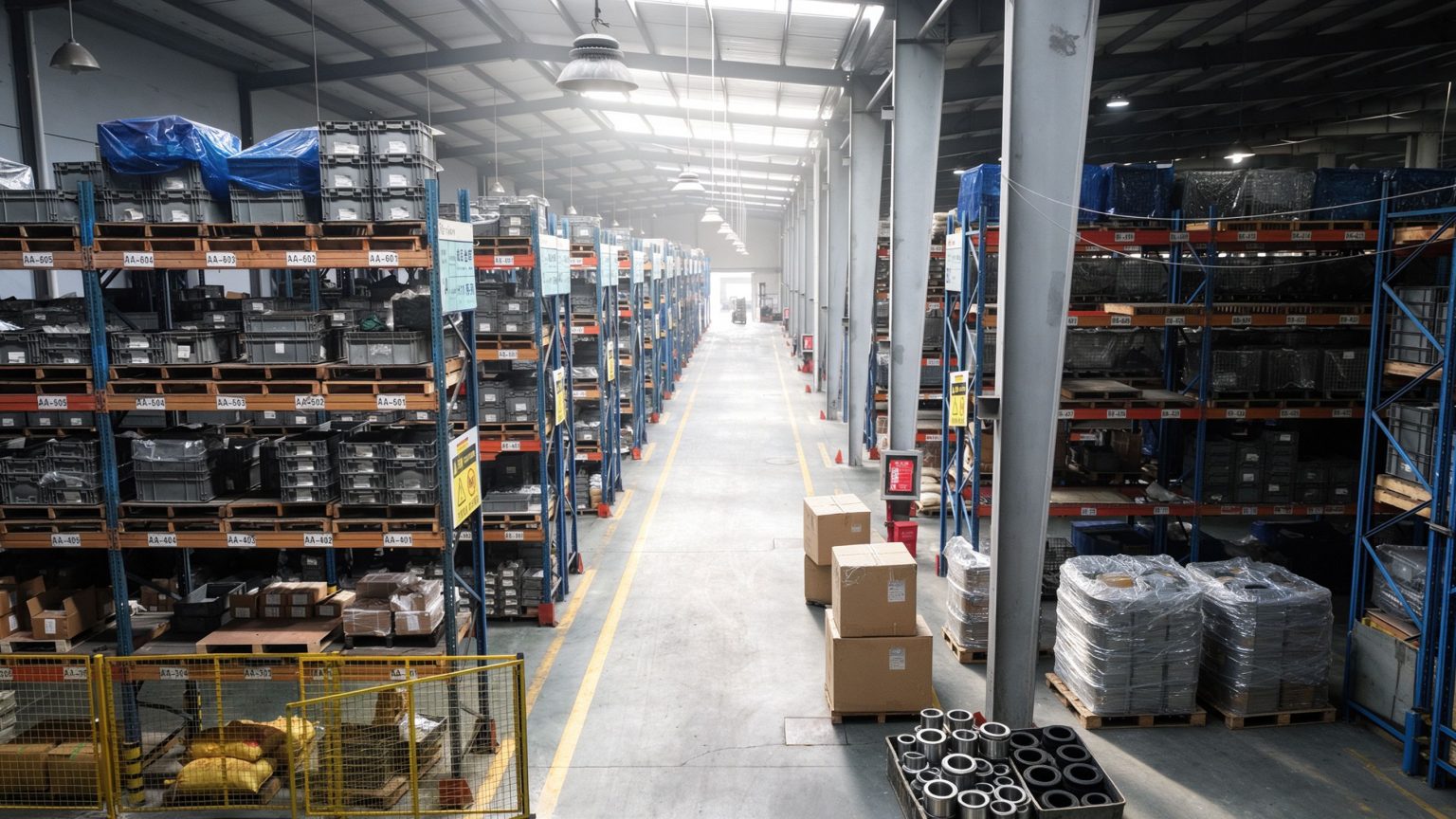 Hetian export packaging and dispatch area (illustrative)