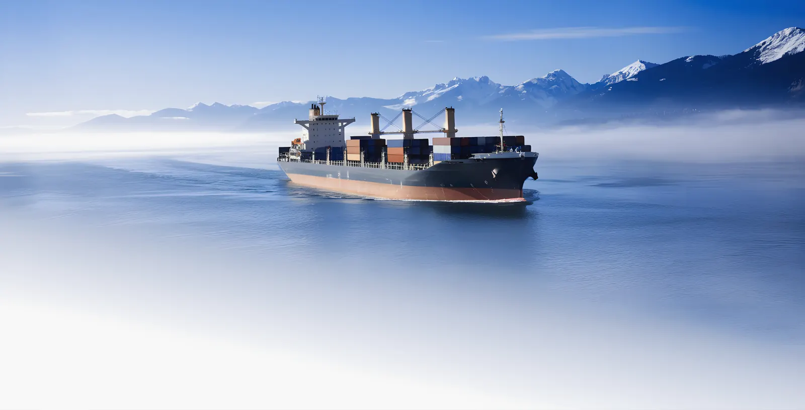 Container ship loaded with Hetian export parts
