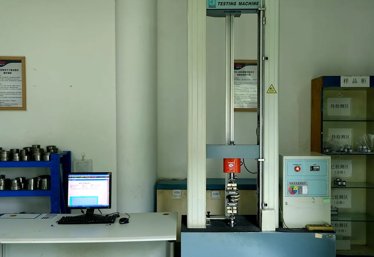 Servo tensile testing machine TSC-2000 in the mechanical properties laboratory