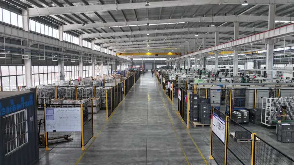 Control arm assembly line at the Hetian Wuhu plant